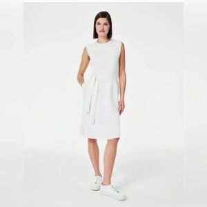 Spanx Women's AirEssentials Sleeveless Tie-Waist Tank Dress size 3X Powder New